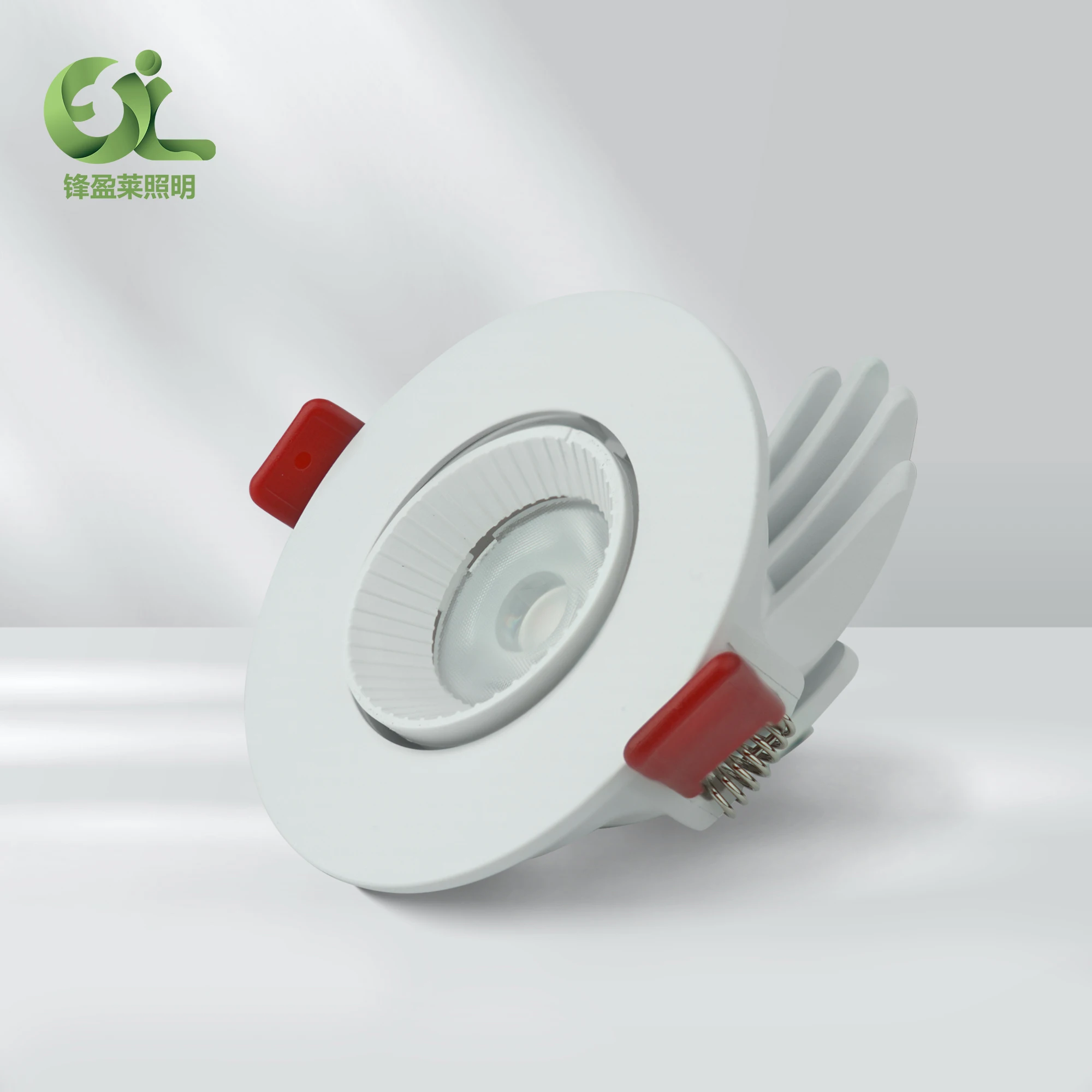 Gimbal LED Recessed Lighting 4 Inch SMD  anti-glare  downlights for Shopping Mall Hotel Lobby