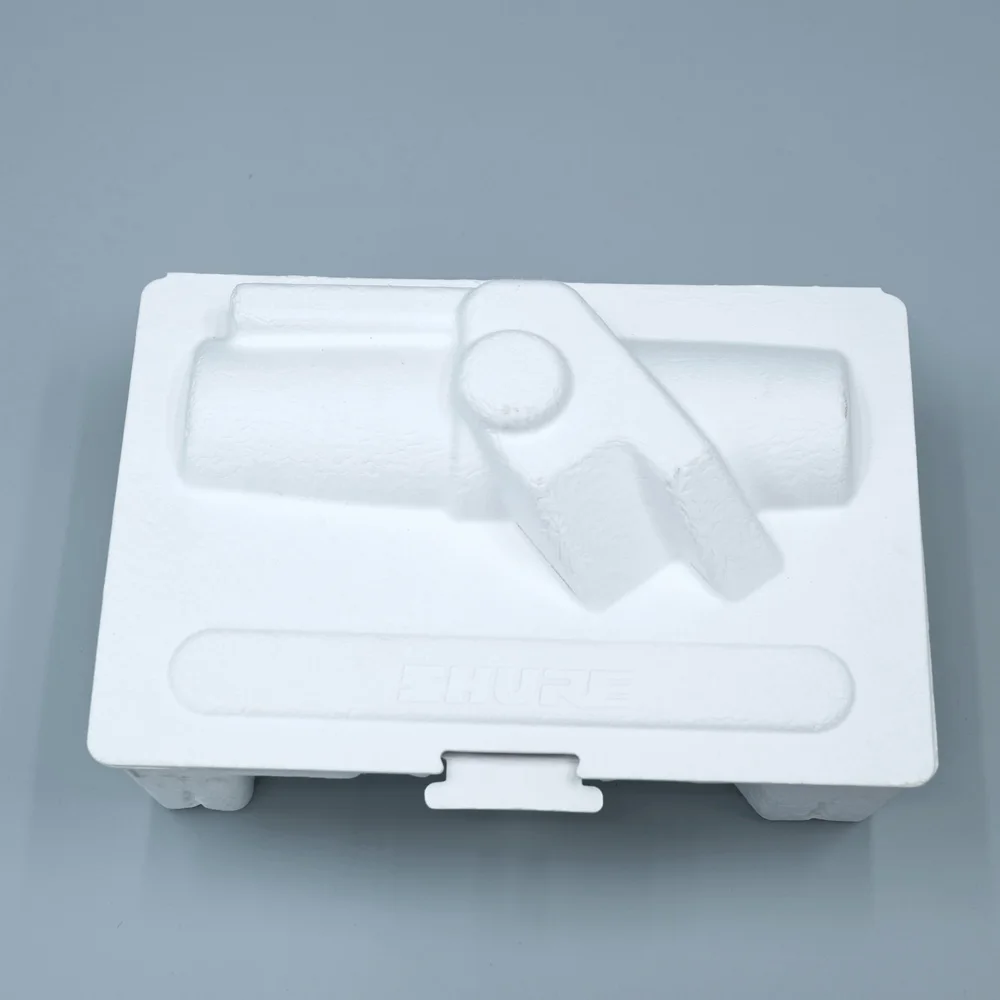 Custom Biodegradable Pulp Molded Juicer Inner Tray For Eco-Friendly Juice Machine Packaging Solution