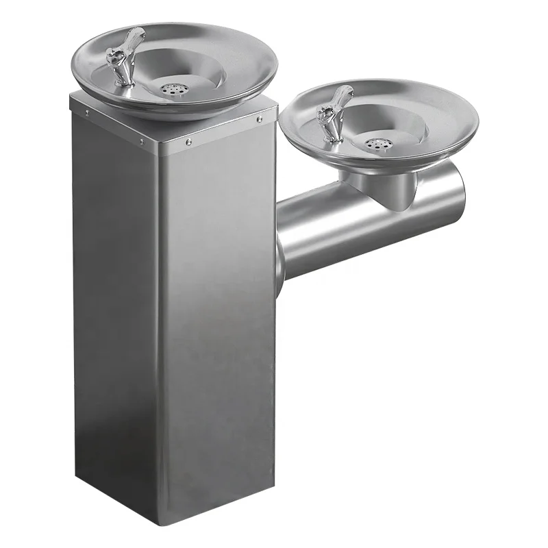 
Fountain-style outdoor public park school stainless steel water dispenser 