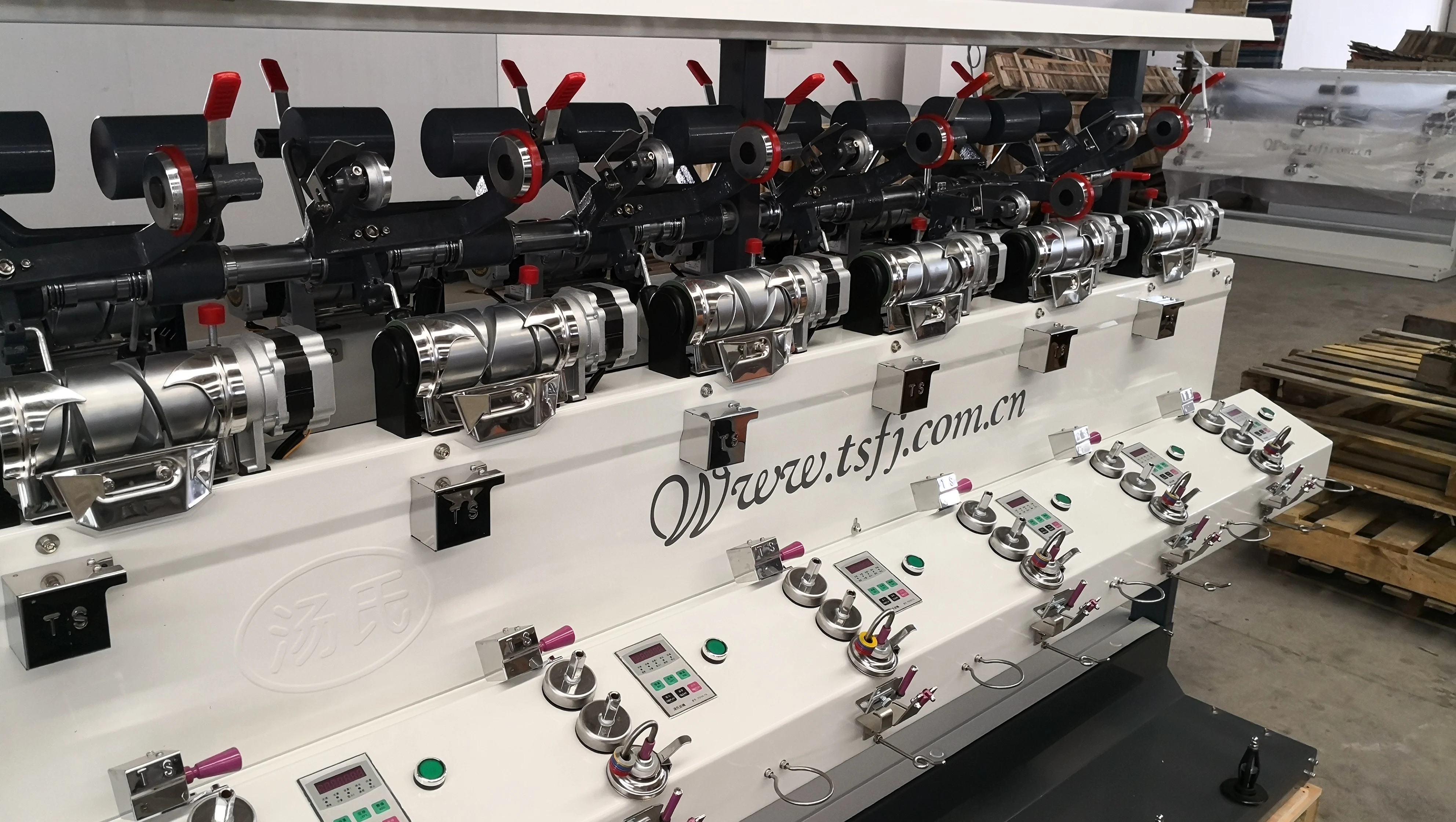 
high speed grooved drum yarn cone to cone winder / winding machine factory 