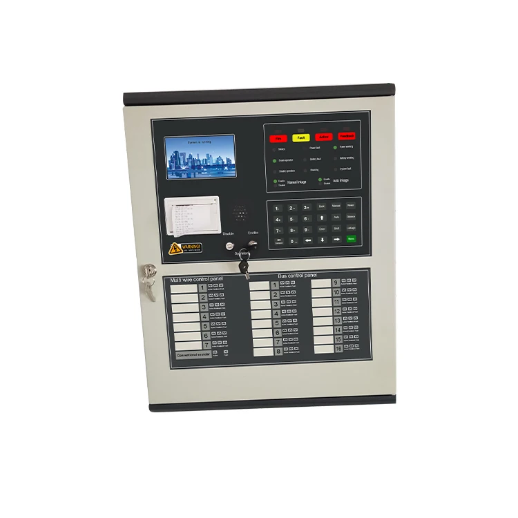Factory price  Addressable Fire Alarm System 2 Loop  400 linkage Wired  Addressable Fire Alarm Control Panel