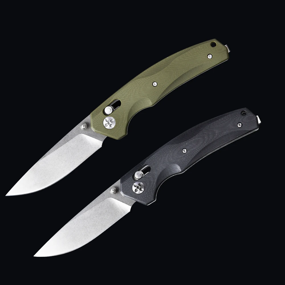 OEM/ODM custom Outdoor EDC G10 Handle Survival Knives Hunting Camping Pocket Folding Knife knifes couteau pliant