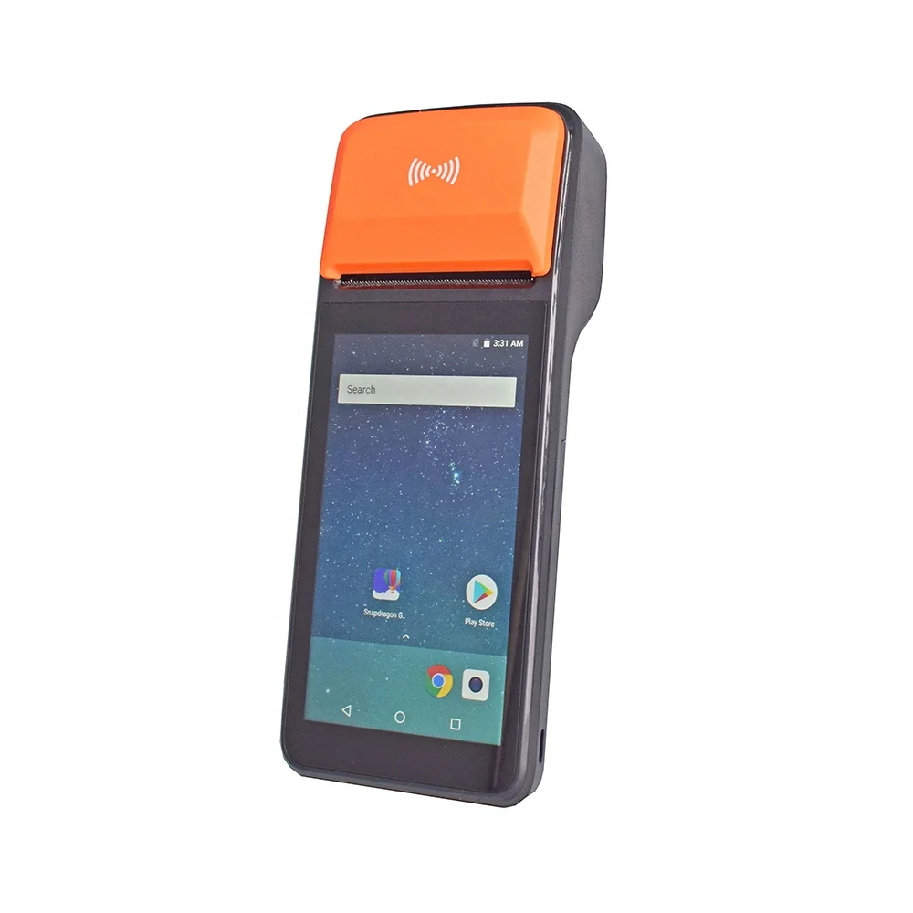 4G Handheld Android Printer Touch Screen Mobile Pos Systems Receipt Printer for Restaurants