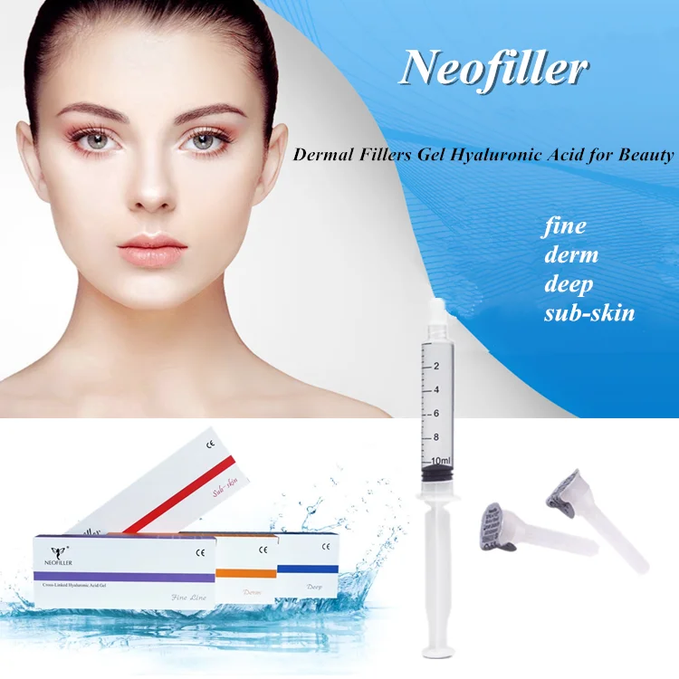Factory Price Cross Linked Hyaluronic Acid Korea Ha Injectable Dermal Filler