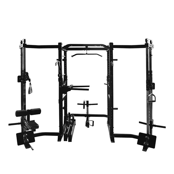 Wholesale Factory Combo All In One Gym Equipment Multi Functional Gym Rack with Lat Pulldown Squat Rack Low Row Cable Crossover