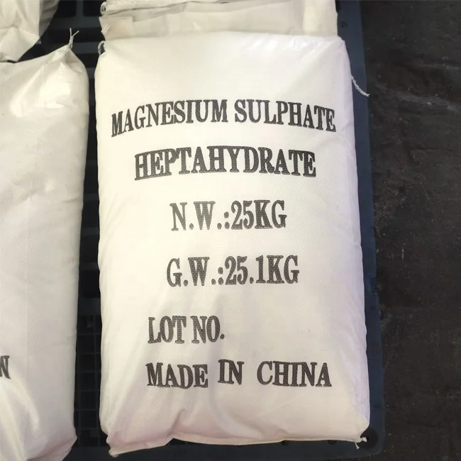 
usp grade magnesium sulphate heptahydrate 