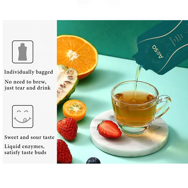 Natural ingredients weight loss probiotics healthy drinks,plant collagen enzyme drinks