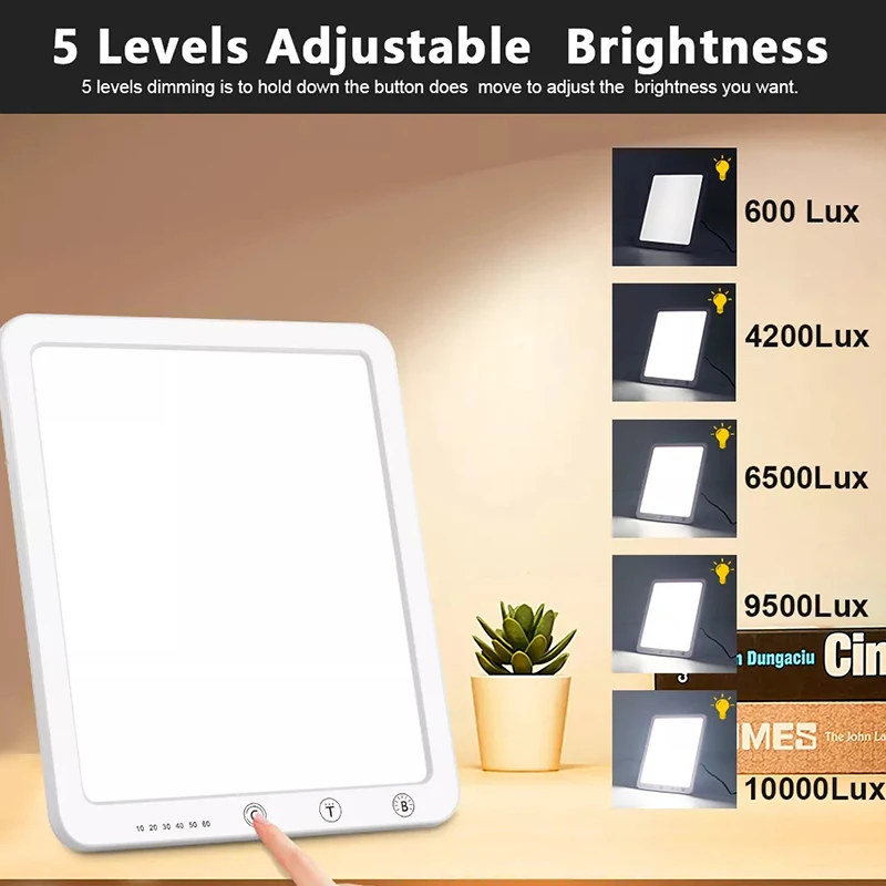 White Noise Lamp SAD Physical Therapy Light Happy Lantern Night Mood Light