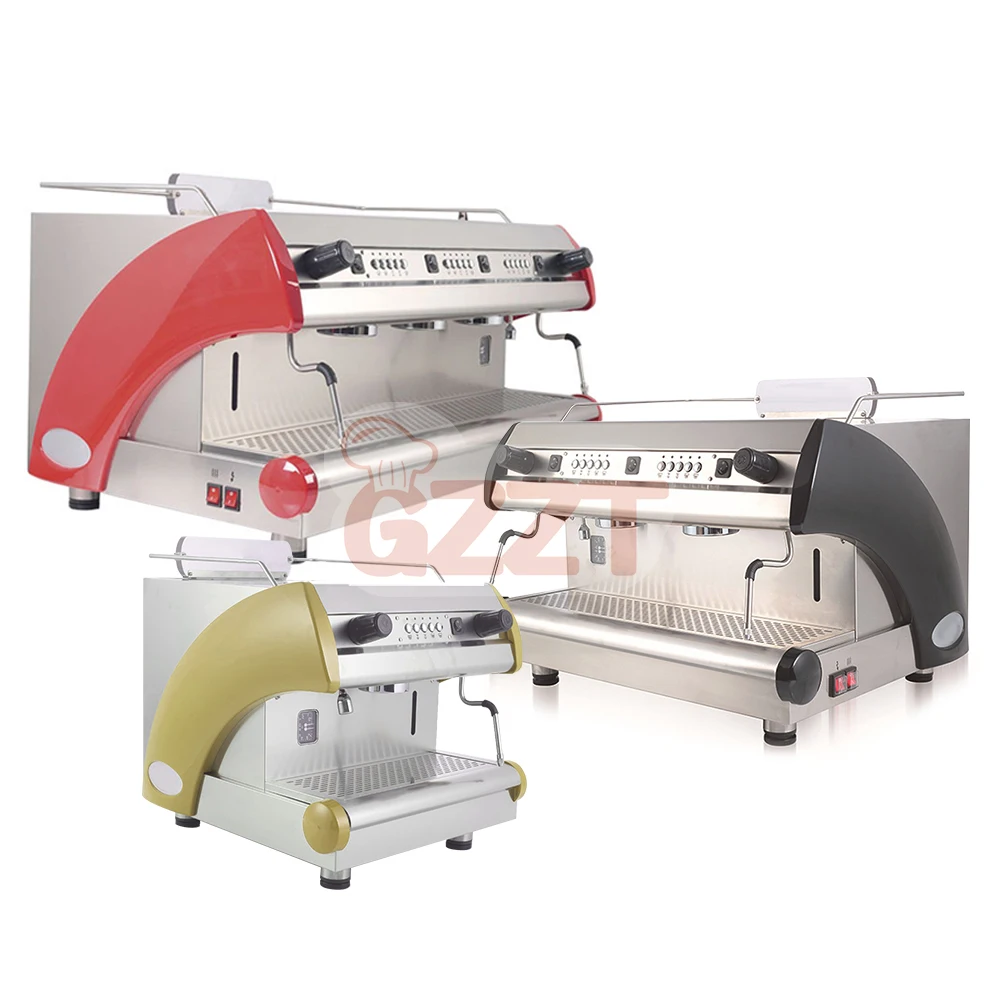 Hotel Instant Hot One Double Three Heads Commercial Espresso Machine Iitalian Coffee Machine For Sale