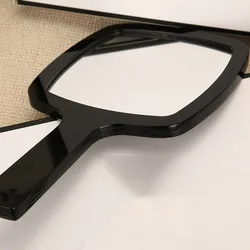 Wholesale Custom LOGO Colorful Salon Haircut Cosmetic hand held vanity mirror