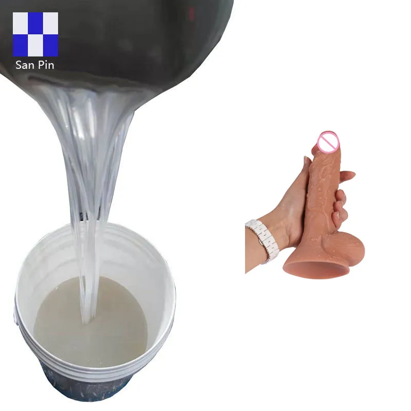 Hot Sale RTV 2 Silicone Platinum Cure Silicone Liquid Silicone Rubber For Sexy Toys Adult Dolls Dildo Penis Making
