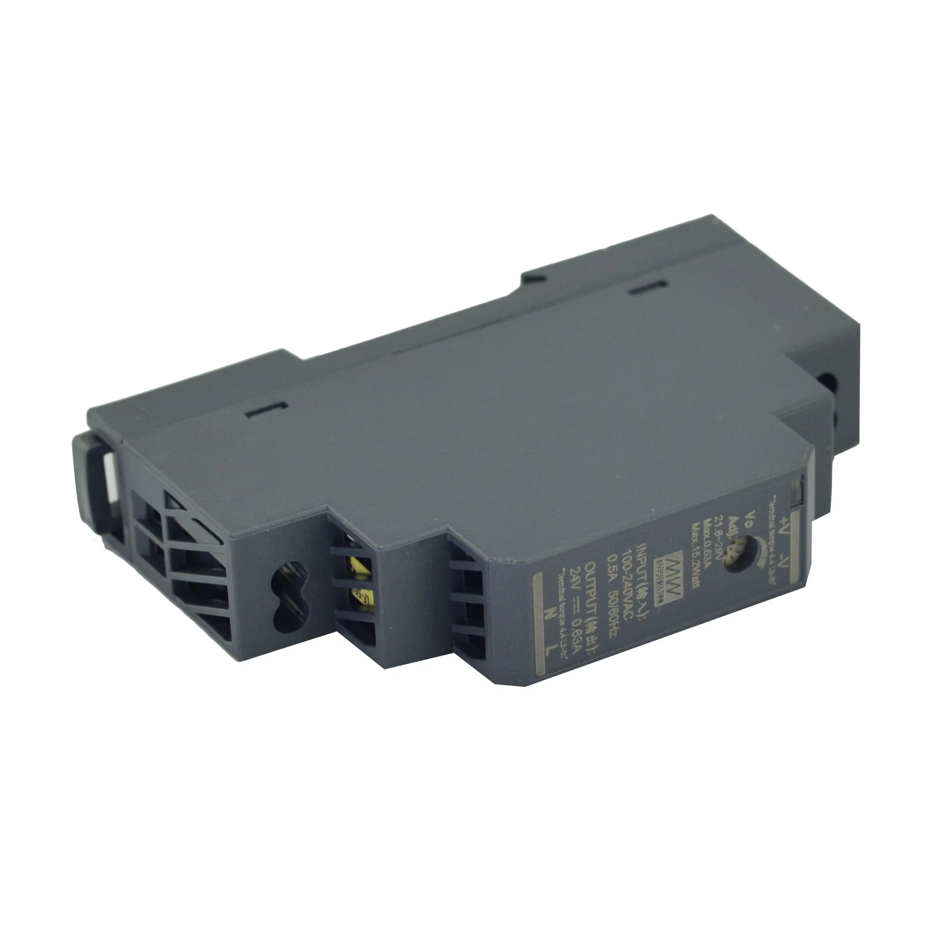 HDR-15-24 single output 0.63A24V constant voltage din rail industrial control rail switching power supply