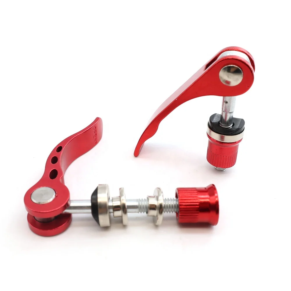 M6 Red Anodized Black Aluminum Quick Release Handle Cam Lever with Barrel Nut