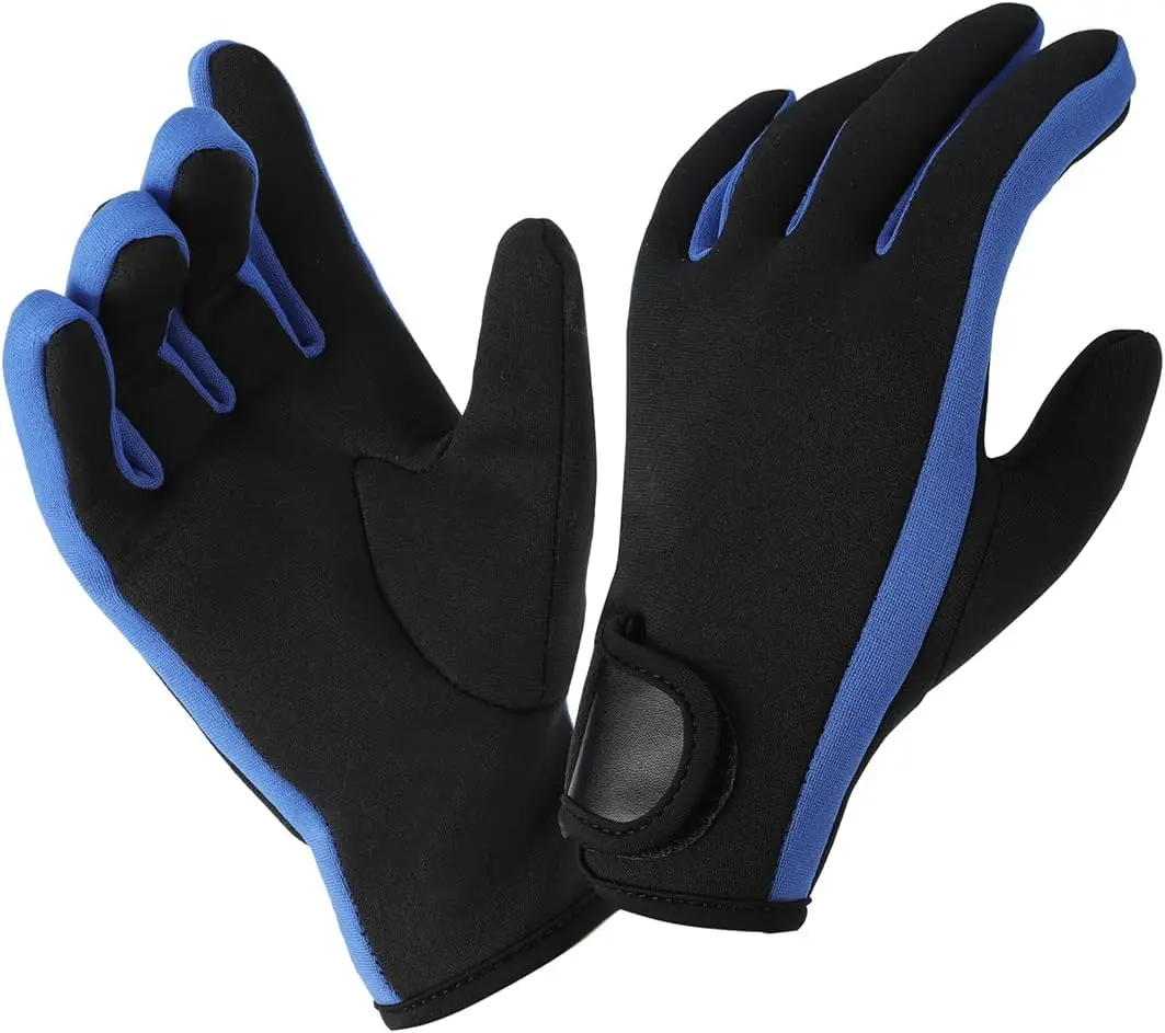 Custom Logo Non-slip 3mm Neoprene Wetsuit Surf Mitten Scuba Diving Protective Gloves