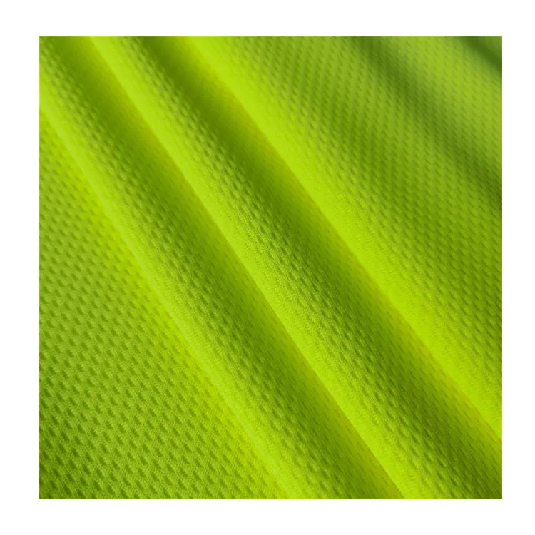 Knitting Dri Fit 100% Polyester Fabric Bird Eye Mesh Fabric for Sportswear