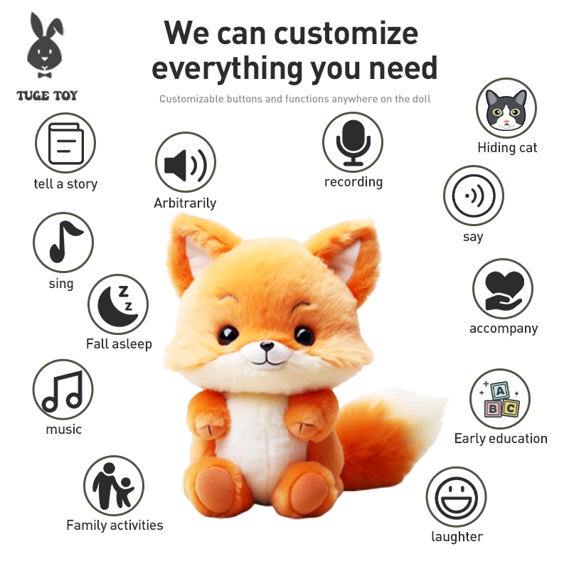 TUGE-Factory OEM ODM моющиеся другие мягкие игрушки животные аниме плюшевые