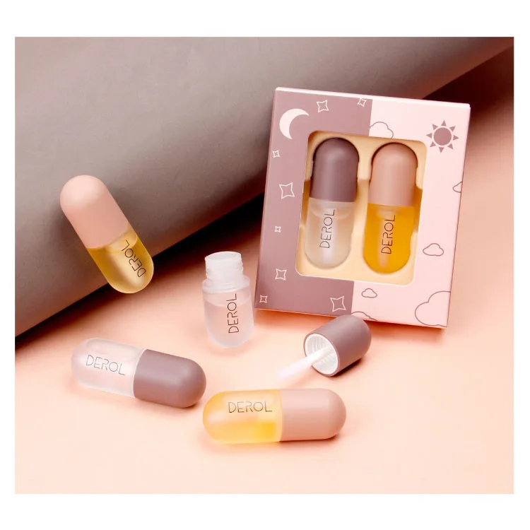 Новинка, набор для губ 5 мл, мгновенное увеличение объема, блеск для губ, сыворотка для уменьшения мелких линий, Масляная маска, увлажняющая эссенция для губ