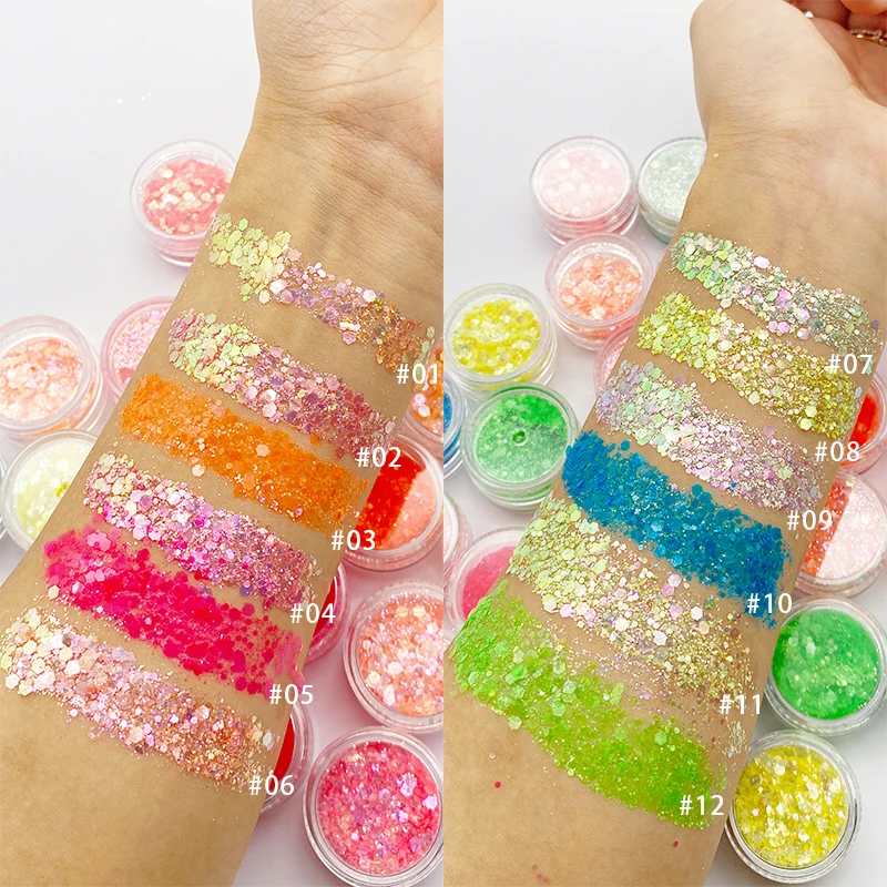 Private Label Transparent Fix Gel Easy Peel Off Face Body Eyeshadow Glitter Makeup Glue For Glitter Gel Glitter