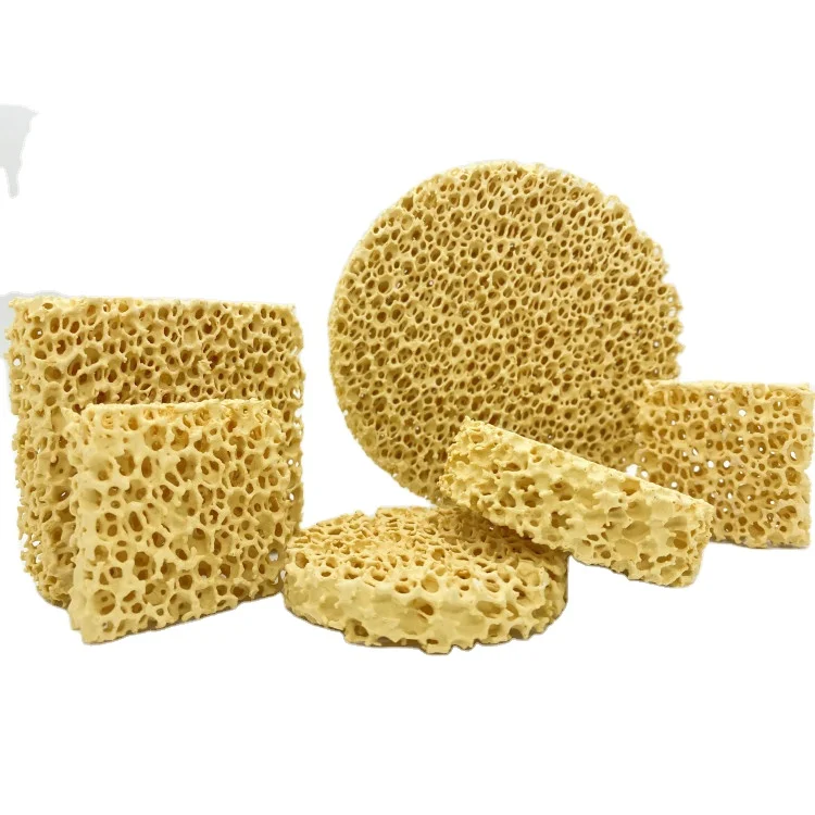 Zirconium Oxide Zro2-Ceramic Foam Filter for Steel Casting
