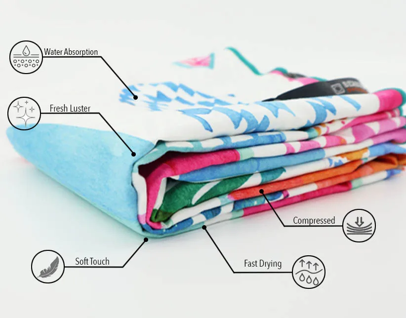 free sample custom low MOQ print anti sand free microfiber beach towel