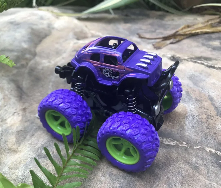 New Mini Inertial off-Road car toy Four Wheel Drive Plastic Children toy truck For Kids Gifts Friction Toy Vehicles