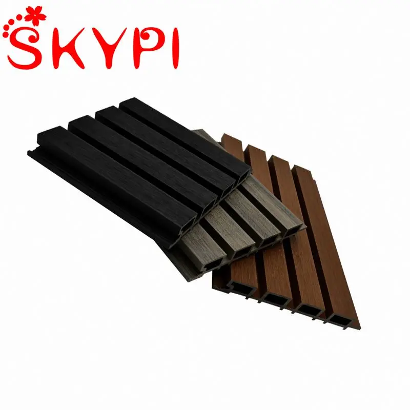 Co-Extruded Charcoal Wall Panels Cheap Interior Wall Paneling Decorative Wood Veneers
