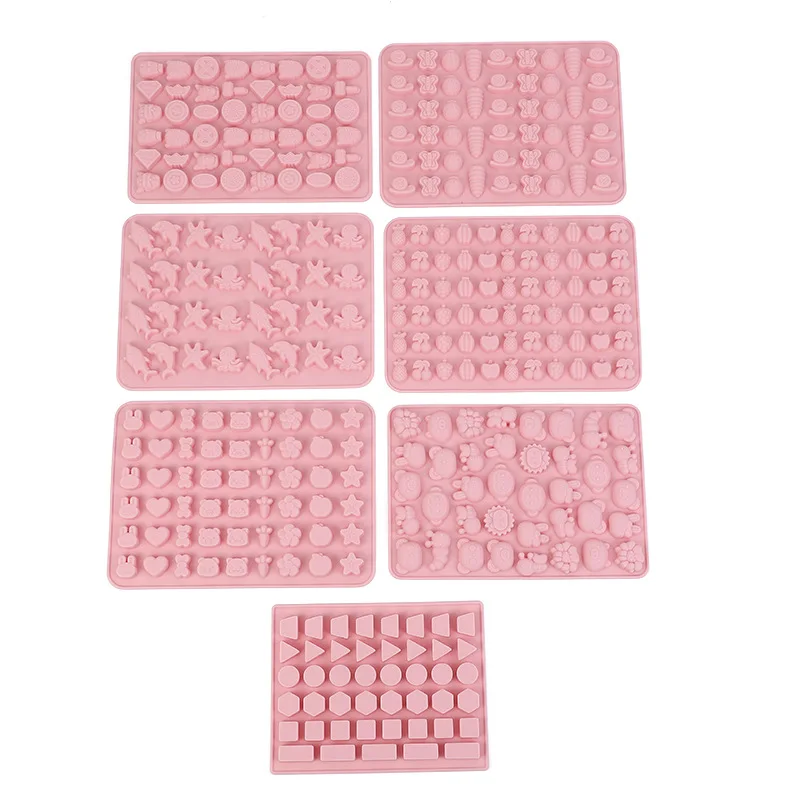 Yongli TG010 Food Grade Silicone Custom Silicone Candy Mold Bulk Gummy Molds Hand Made Custom Mold Tray
