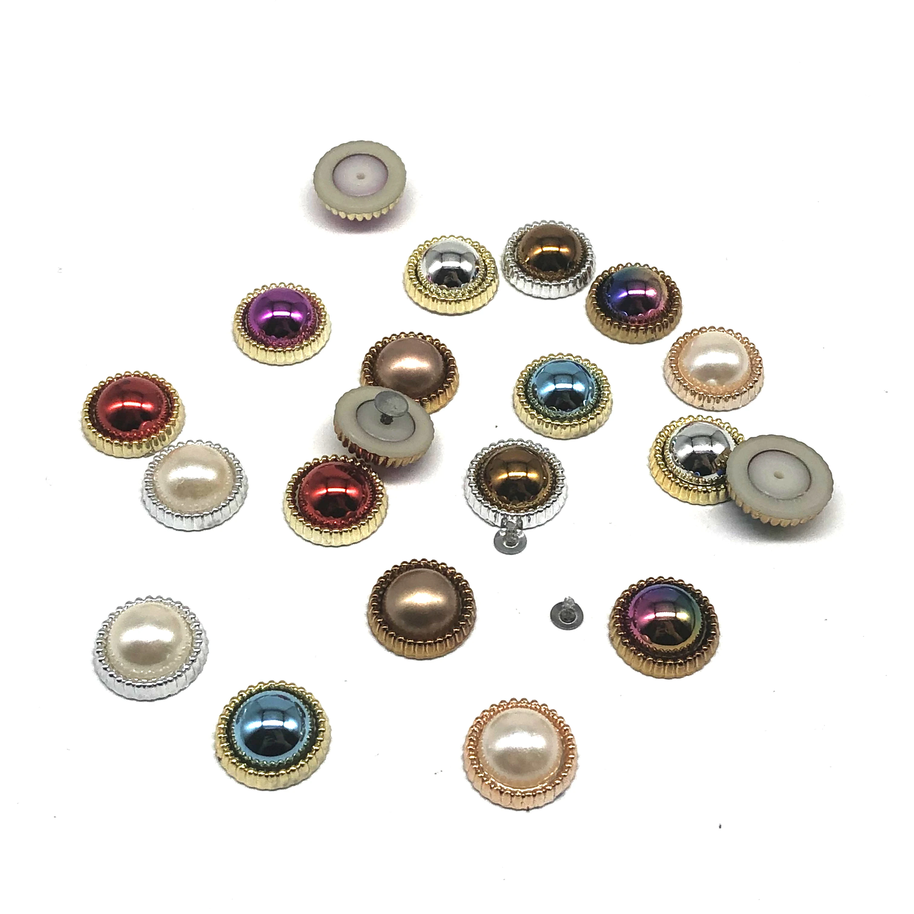 Latest Hot Sale Wholesale Shoe rivet round bright decoration Fancy Ladies Buckle