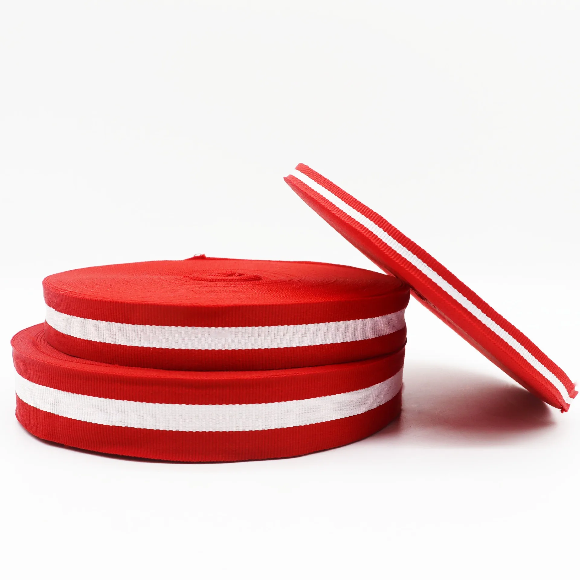 Factory Wholesale Custom High Quality Heavy-Duty Eco-friendly Durable Recycled Polyester Webbing for Garment Accessories