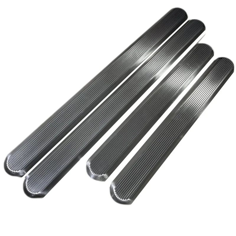 Новый стиль, индивидуальные высококачественные Серебристые горизонтальные полосы с прямыми полосками и тактильными световыми полосками