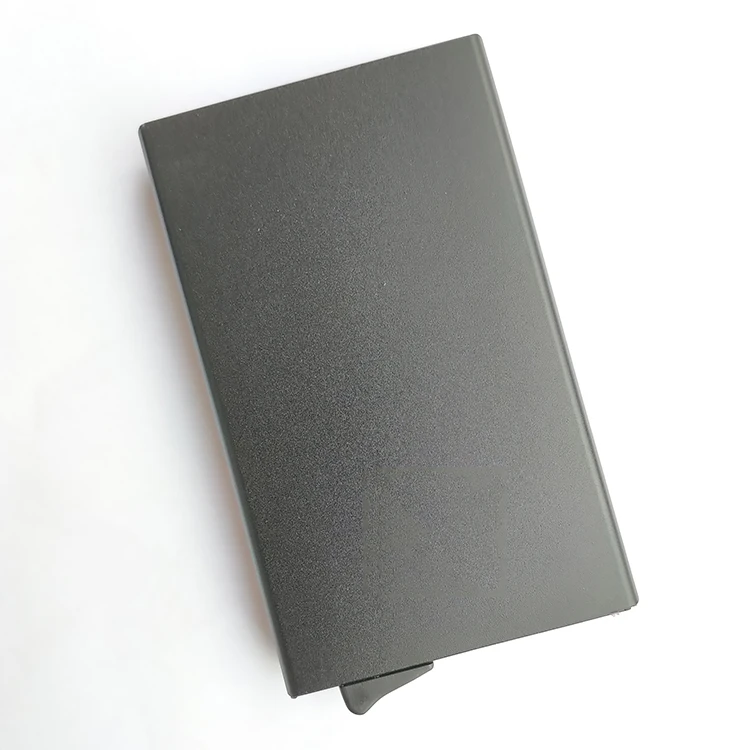 high capacity credit Card Holder RFID Blocking Slim Wallet fashion double Aluminum rfid card holder for sale