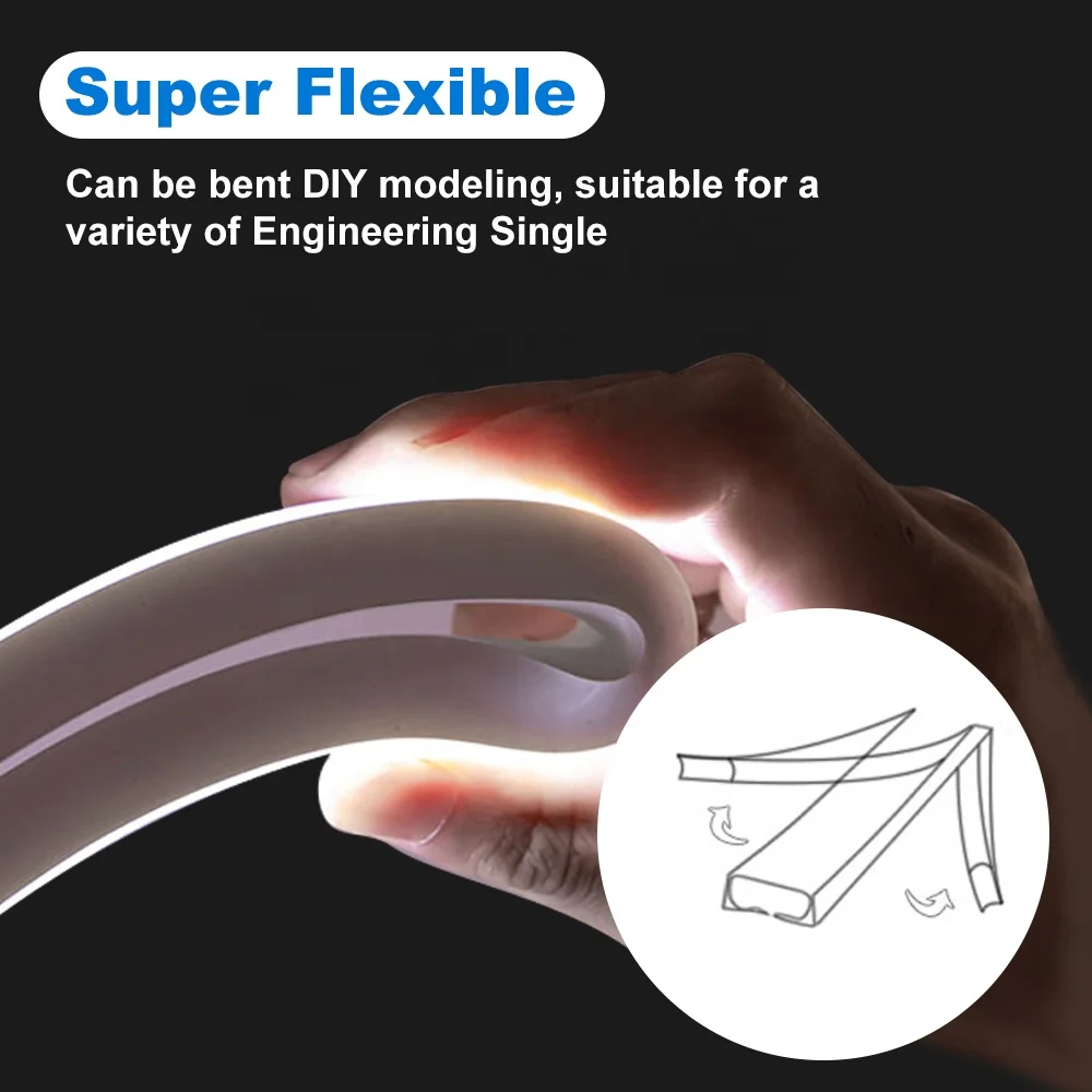 Фабричный поставщик, изготовленный на заказ, светодиодная неоновая лента, водонепроницаемая для украшения свадебной комнаты