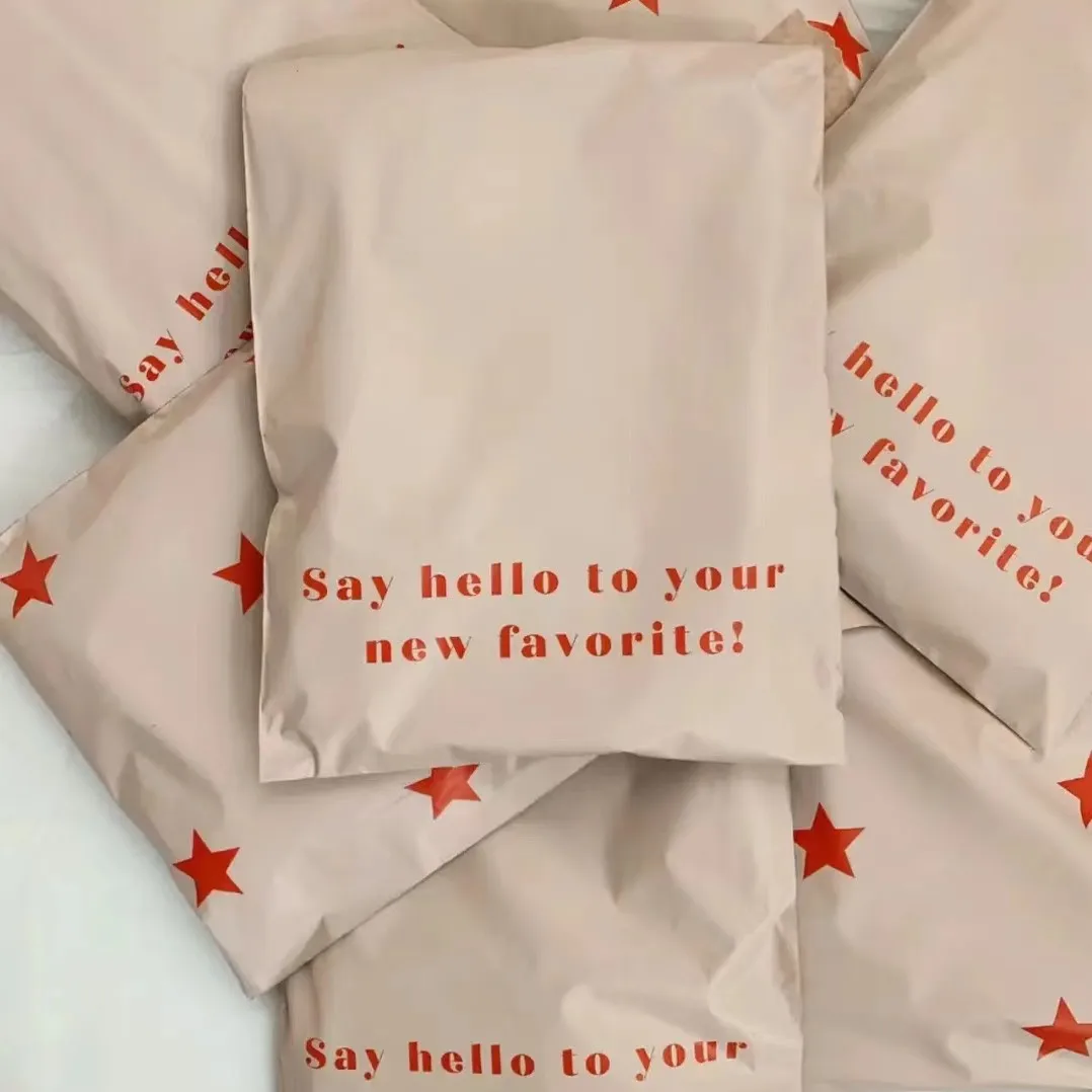 OEM Self Seal Adhesive Package Sending Bag Packaging Clothing Ecommerc Packaging Plastic Bags