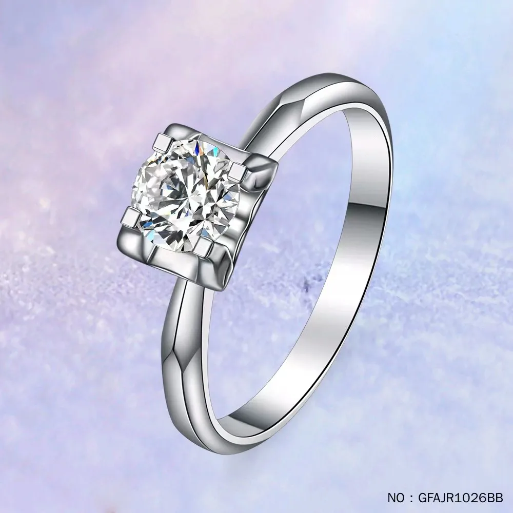 H&F Original Semi Mount Diamond Ring Jewelry Custom 9ct 14kt 18karat Gold Wedding Ring