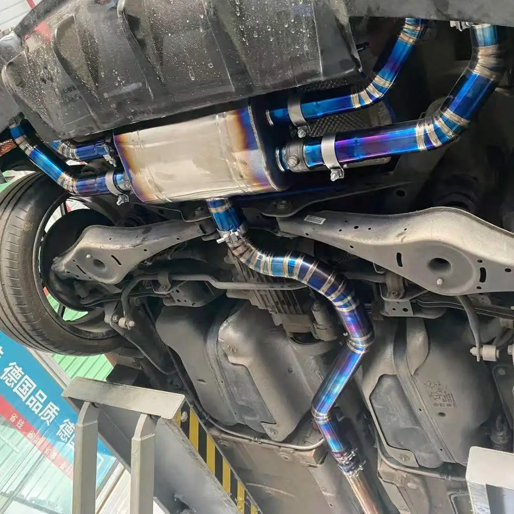 
High quality Stainless Steel exhaust system 4 outlets 2 outlets Catback exhaust for Audi s3 