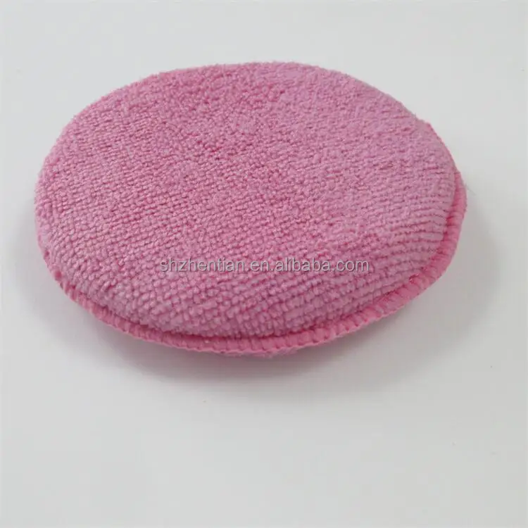 Hot Sale Car Care Wax Polish Microfiber Saver Applicator Sponge Rectangular Car Waxing Sponge Pads
