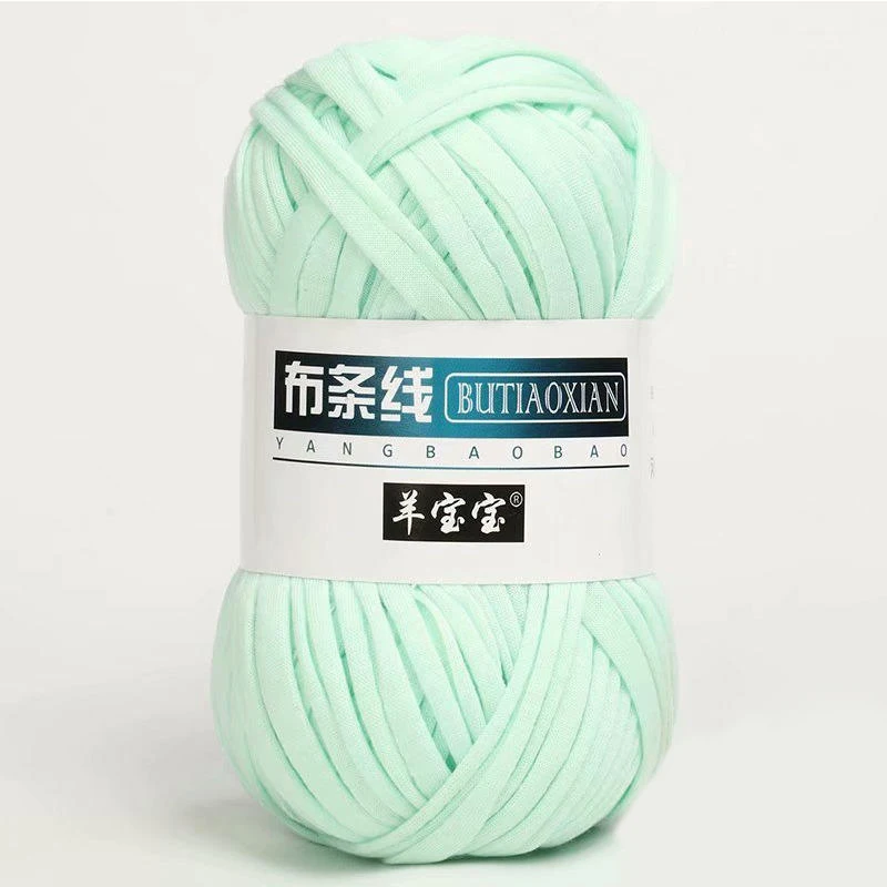 Supplier cotton knitting thick t-shirt Hand Knitting, Weaving, crocheting  t shirt cloth yarn for handmade bag ribbon   yarn