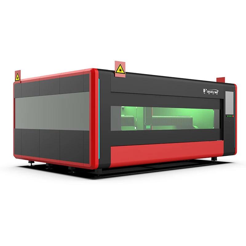 Industrial Raycus Laser Cutting Machines Metal Advertising Industries Water Cooling Fuji Servo Motor Hiwin Guideraill AI PLT
