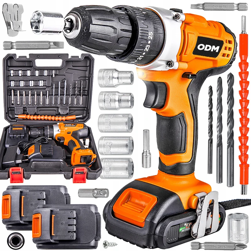 Industrial Durable 20v screwdriver 18v Rechargeable Lithium handy Charger multi wireless drill with Flexible extension