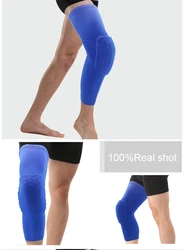 KS-925#Custom Logo Basketball Leg Sleeve Honeycomb Knee Pads Knee Sleeve