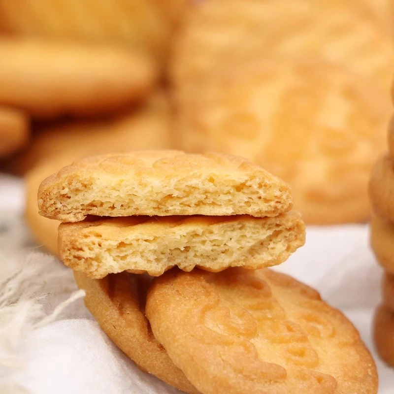 Small Round Cakes Many Flavors Chestnut Cookies Biscuits and Cookies Cracker Biscuits