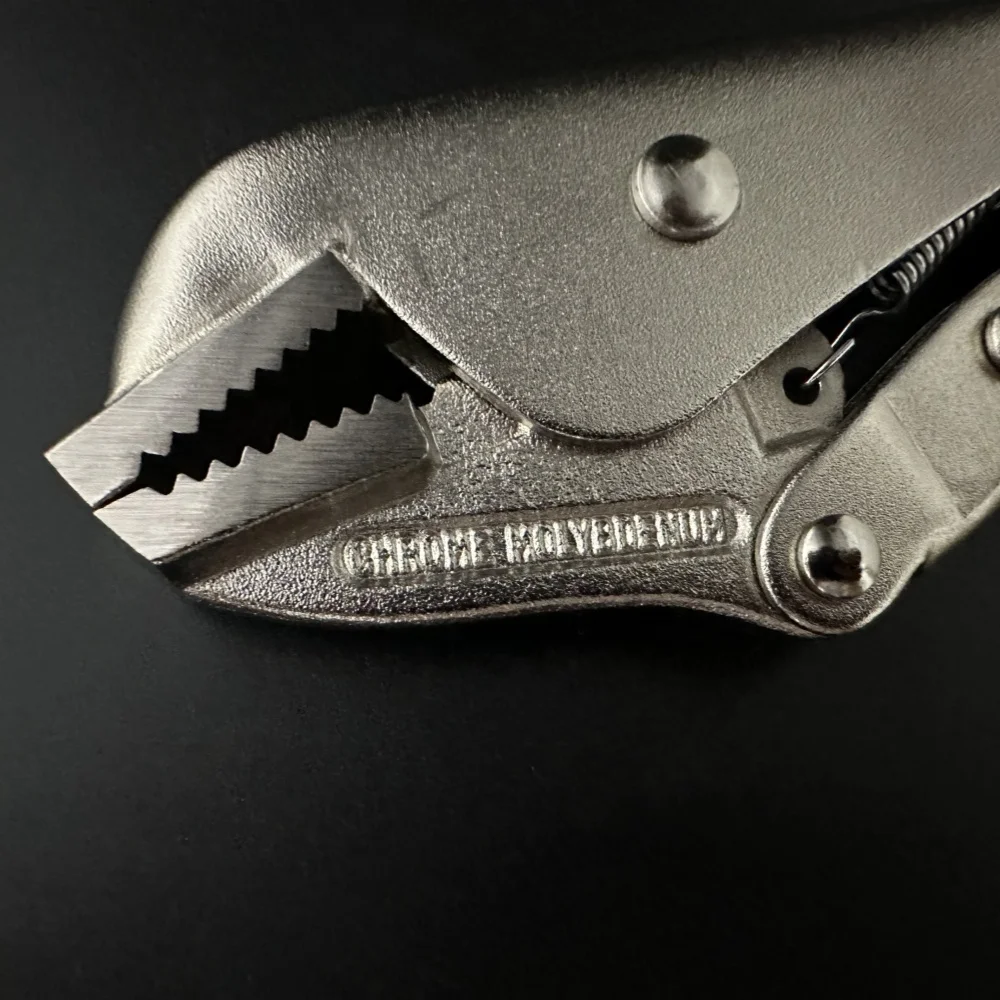 Multi-Functional Heavy Duty Better Grip Curved Jaw Locking Pliers 10Inch/250Mm With Nickel Plated Steel Body And Angled Teeth
