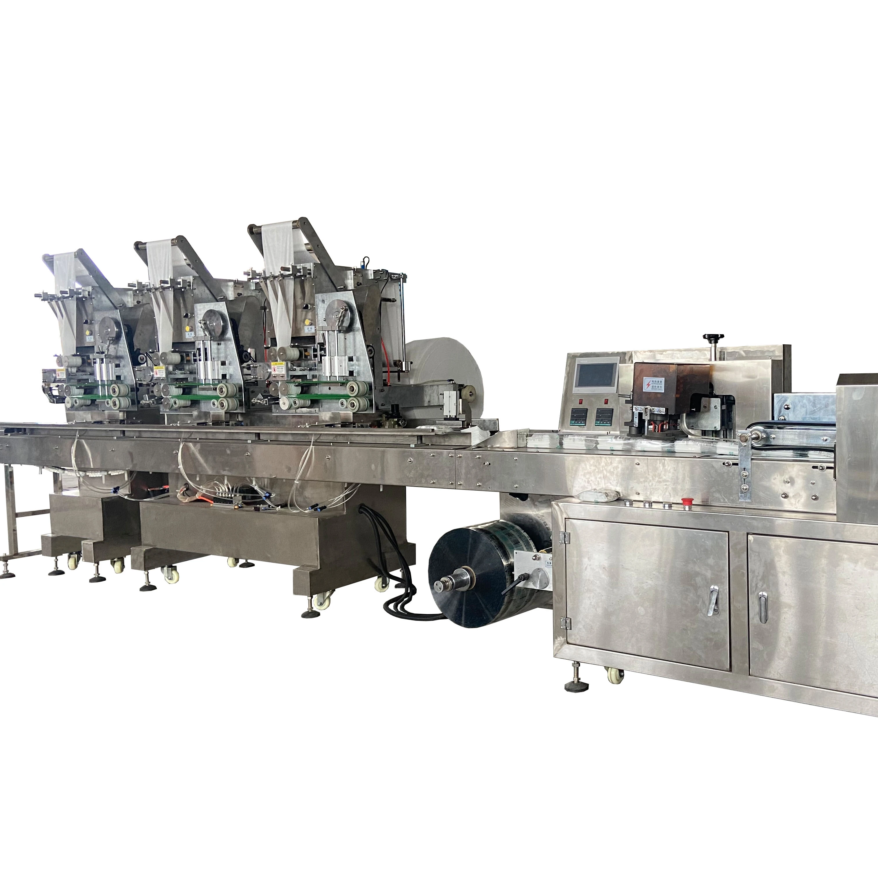 Wipe Wet Machine Baby Tissue Production Line Automatic Wipe Tissue Making Wet Napkin Packaging Machine