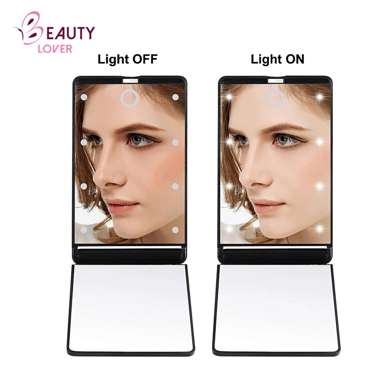 
Luxury Beauty Makeup Decorative Long Table Led Bathroom Glass Mirror 