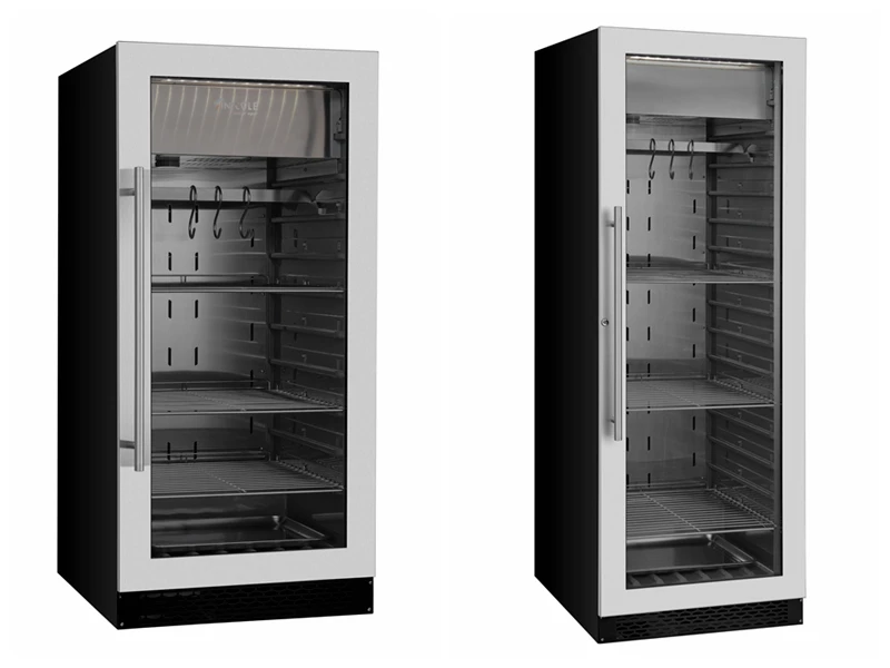 Beef Aging Machine Dry Aged Steak Fridge Compressor Meat Refrigerator Showcase Black Electric Eco-friendly CE Modern Furniture