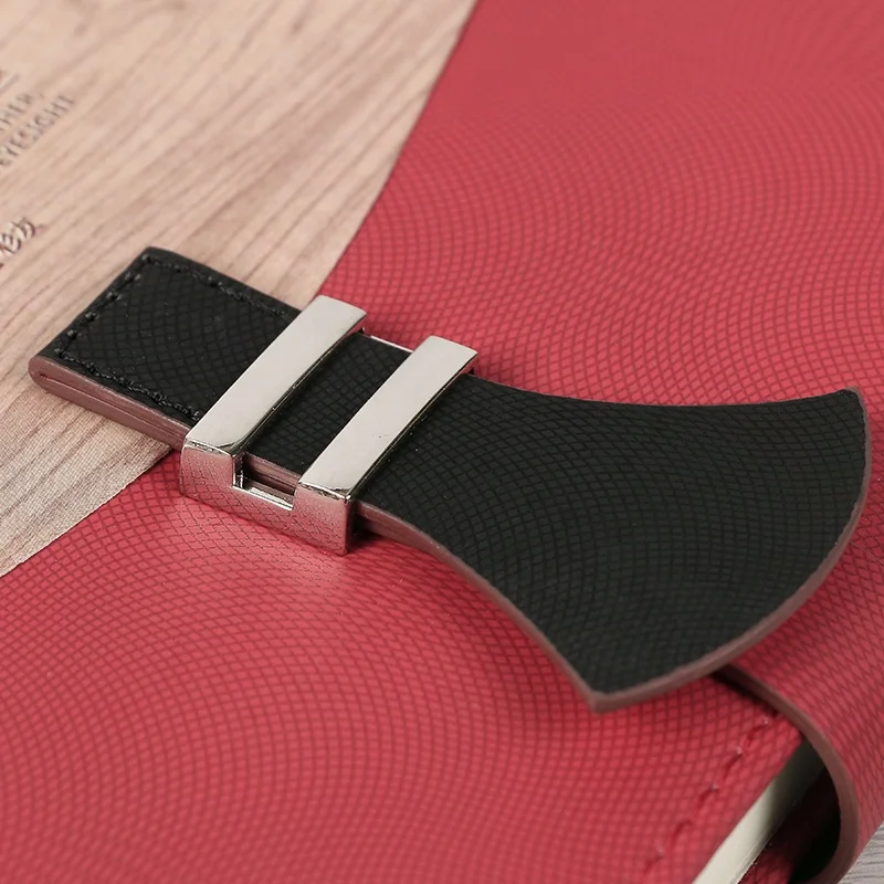 Wholesale PU leather business diary notebook vintage magnetic buckle
