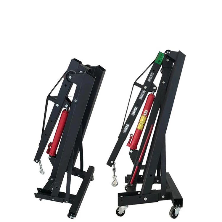 Вешалка для двигателя, 2 тонны, небольшой кран, гидравлический мобильный кран, инструмент для обслуживания