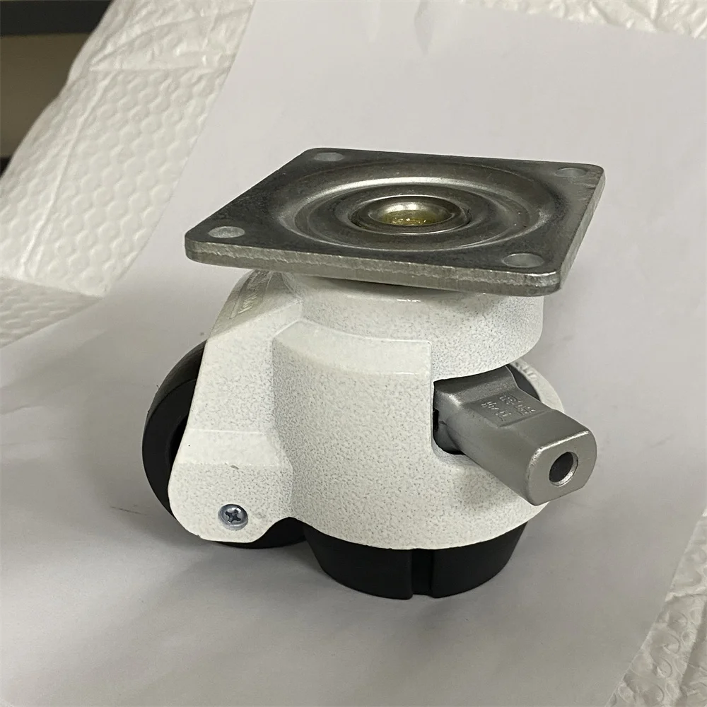 40F/60F/80F/100F leveling adjustable high load low profile caster for heavy duty machine teflon caster