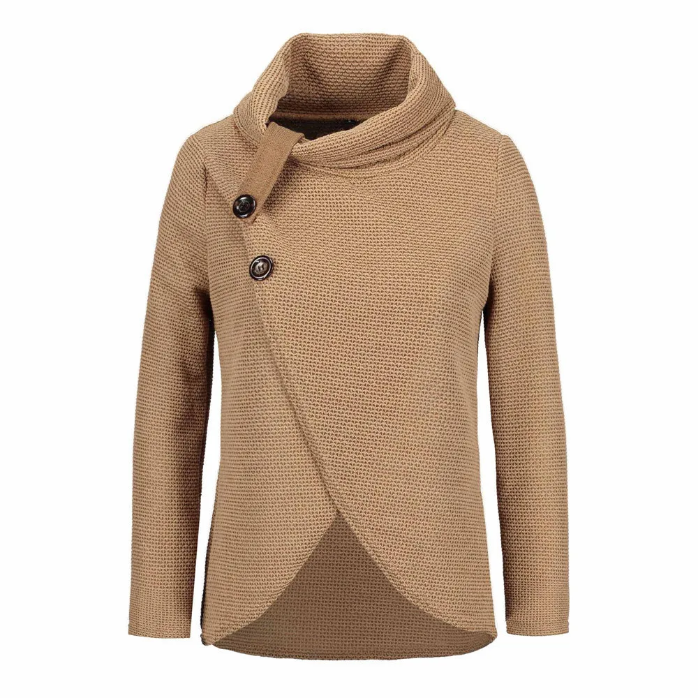 Autumn Winter Warm Sweater Long-Sleeve Elastic Sweater