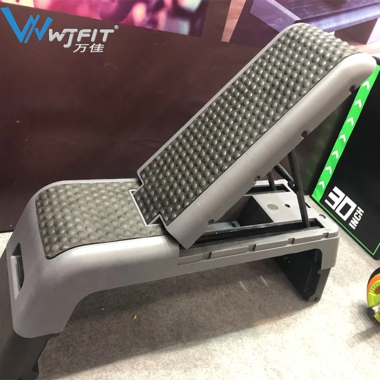 Non-Slip Adjustable Aerobic Step Bench Step Platform for Exercise Yoga Cardio Training